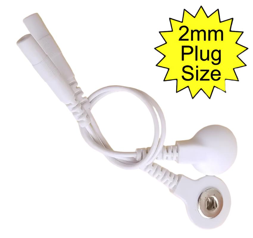 Image showing the 2.5mm snap connector adaptors