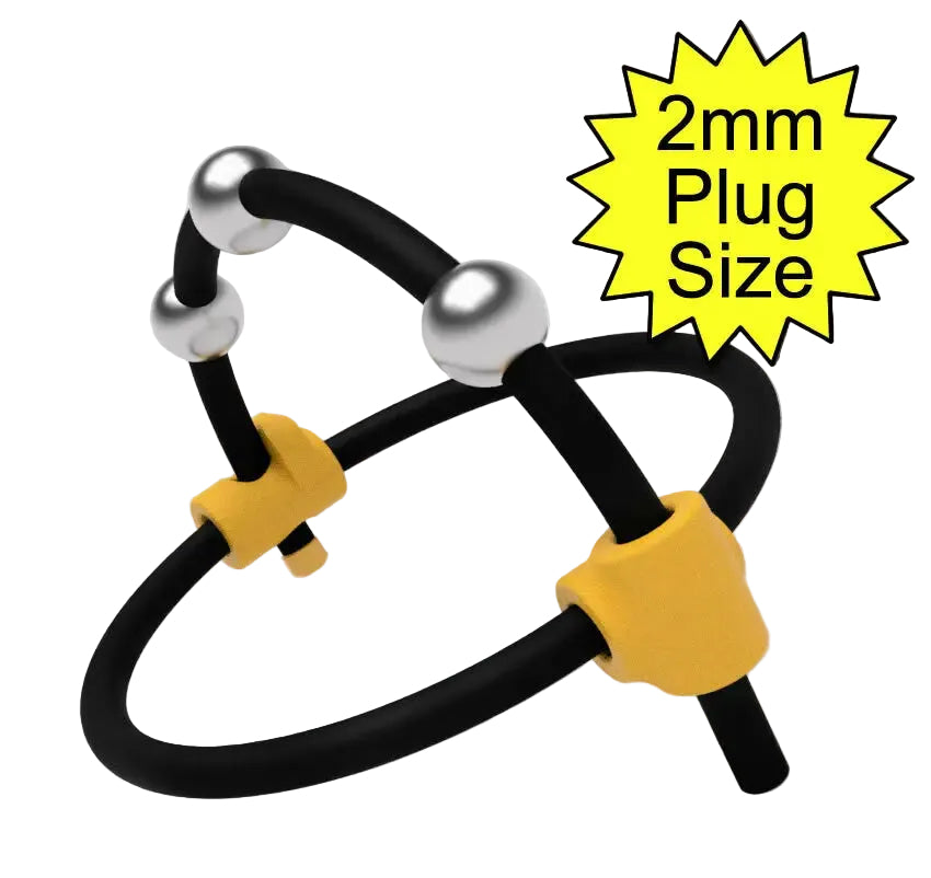 Image showing the glans electrode with steel balls