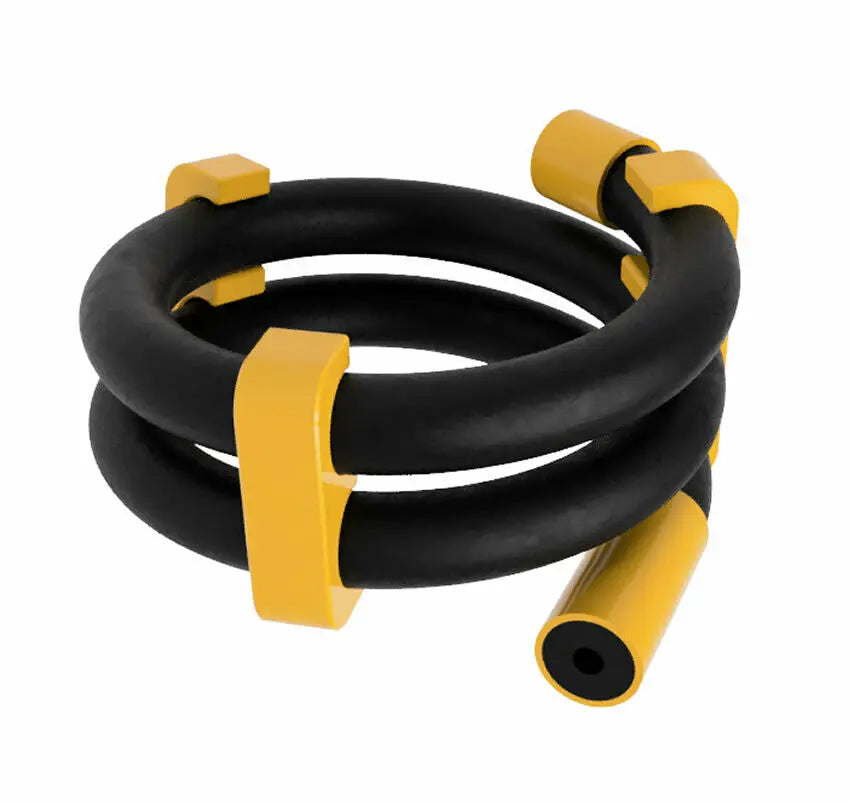 Image showing the copper infused conductive rubber loop and clips