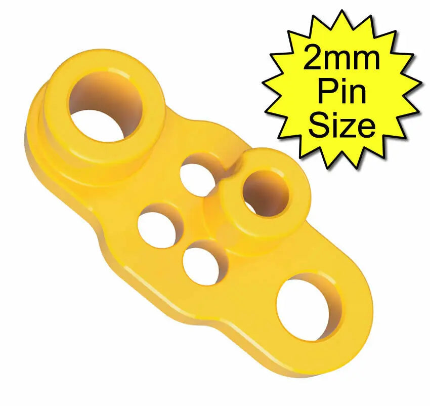 Image showing the flat plate bipolar e-stim electrode