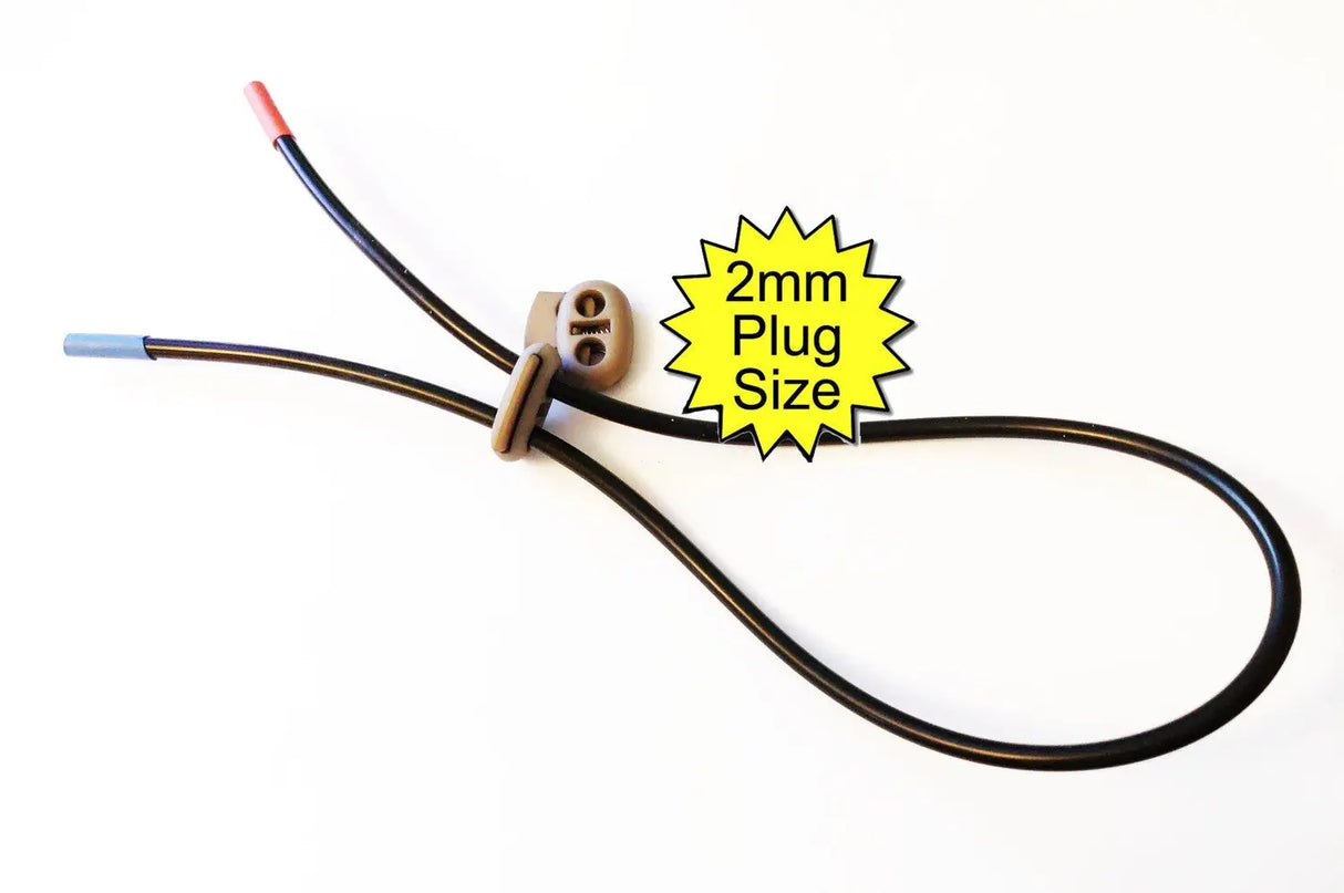 Image showing the conductive rubber loop kit. Just cut to make two loops.