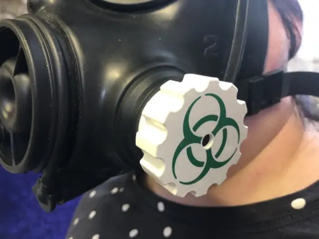 Image showing the bio-hazard gas mask restrictor
