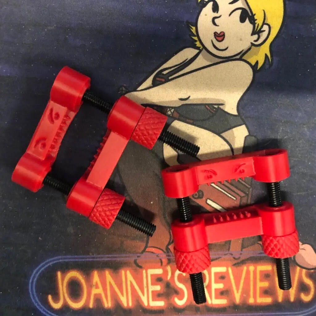 Image showing the 3D printed ABS nipple clamps