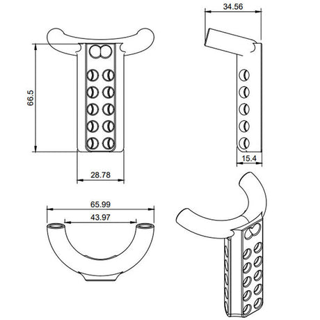 Image showing the Stairway To Heaven electrode dimensions