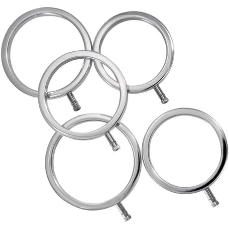 Image showing the Electrastim Electrarings cock ring set