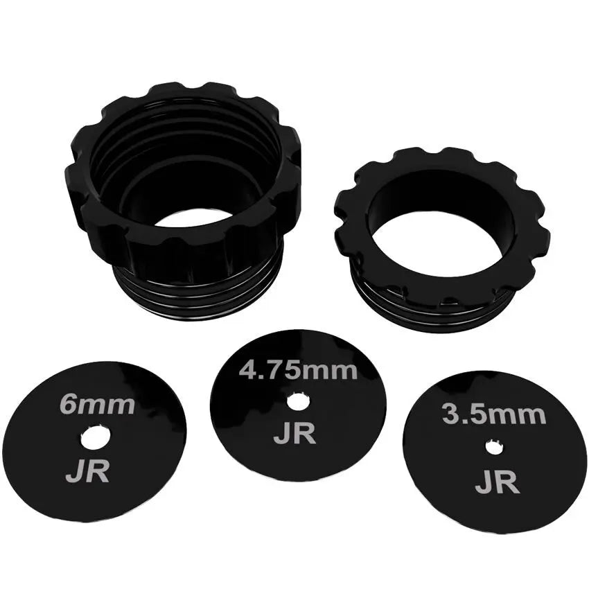Image showing the contents of the inline gas mask restrictor set