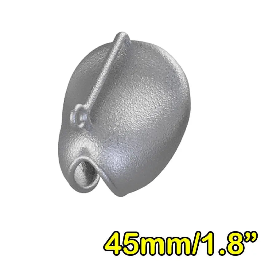 Image showing the 45mm stainless steel Helmet glans electrode