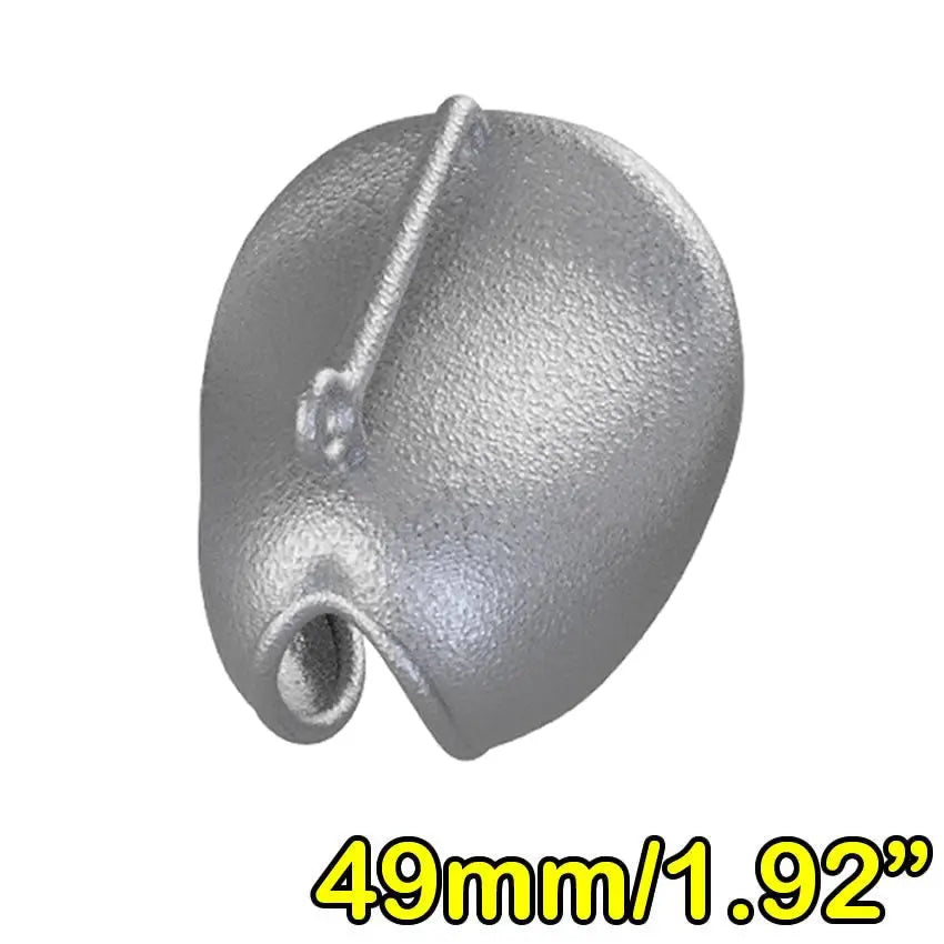 Image showing the 49mm stainless steel Helmet glans electrode