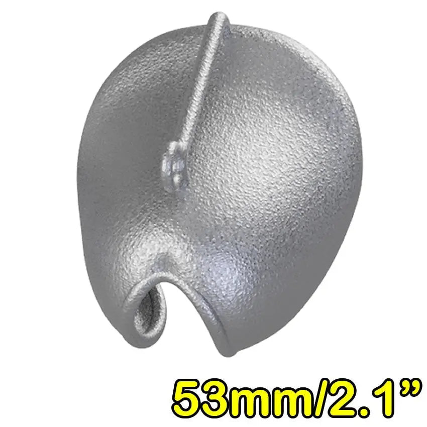 Image showing the 53mm stainless steel Helmet glans electrode