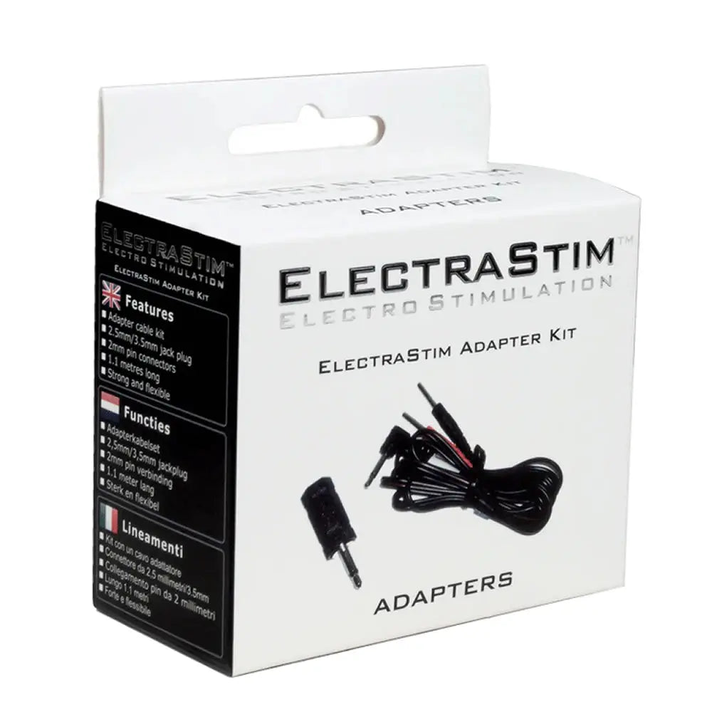 Adapter Cable Kit- 3.5mm/2.5mm Jack Electrastim Cables & Adaptors