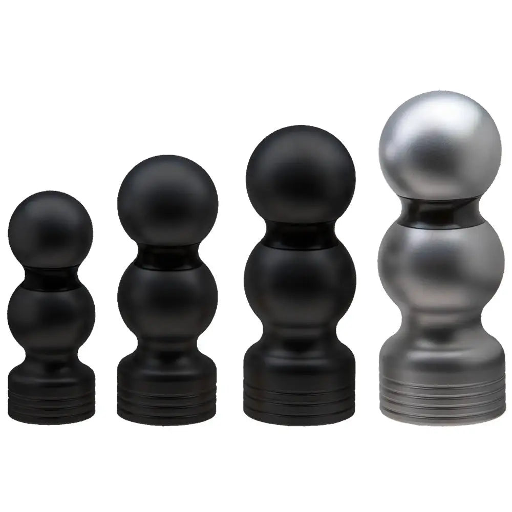 Image showing the XL Black Collection against the size of the others in the collection