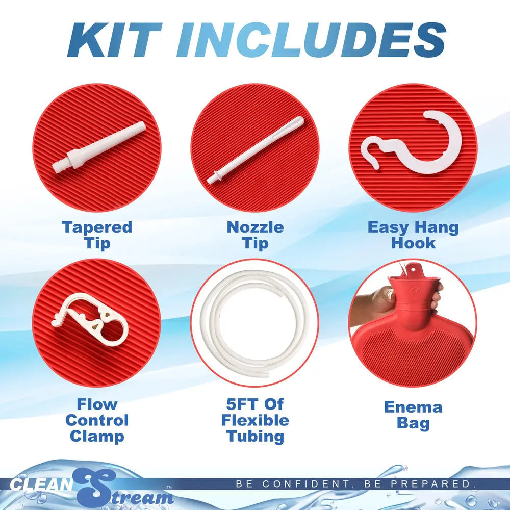 Clean Stream Water Bottle Douche Kit XR Brands Hygiene