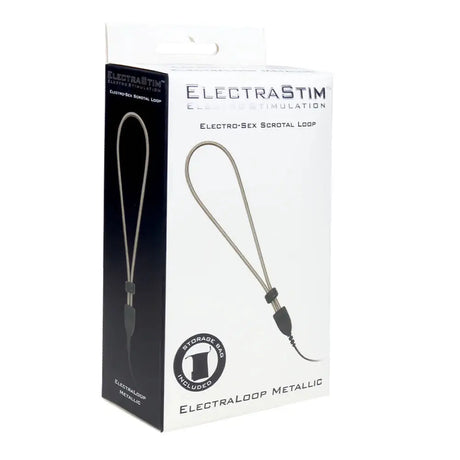 ElectraLoop Adjustable Metallic Scrotal Loop Electrastim Electrodes
