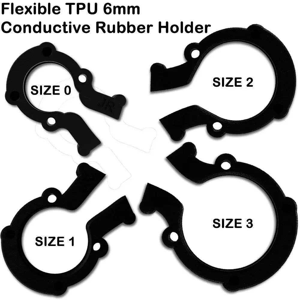 Flexible TPU 6mm Conductive Rubber Holder Joanne's E-Stim Emporium