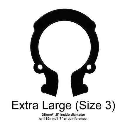 Flexible TPU 6mm Conductive Rubber Holder Joanne's E-Stim Emporium DIY Electrode Parts