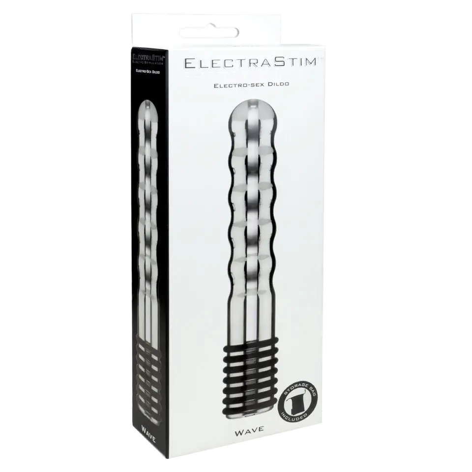Wave Metal Bi-Polar Electro Dildo Electrastim Electrodes