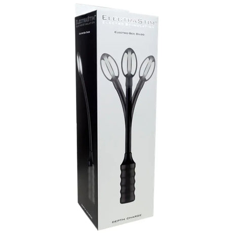 Image showing the packaging of the Depth Charge bipolar estim electrode from Electrastim