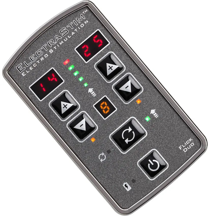 Image showing the EM80-E dual channel e-stim control box from Electrastim