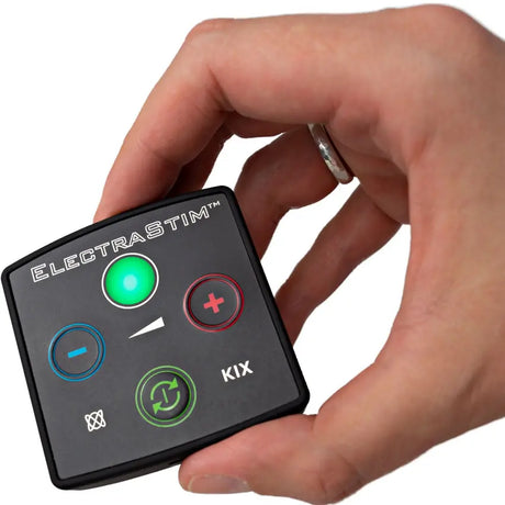 Image showing the Electrastim Kix a beginner-friendly e-stim control box