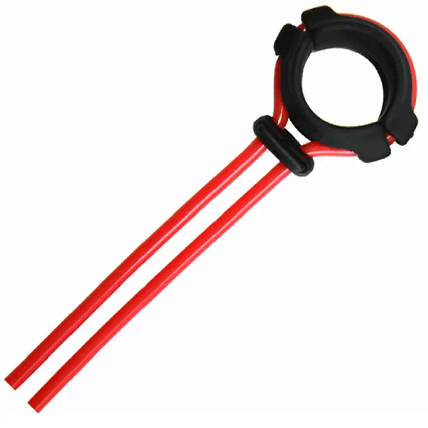 Image showing a red adjustable cock ring