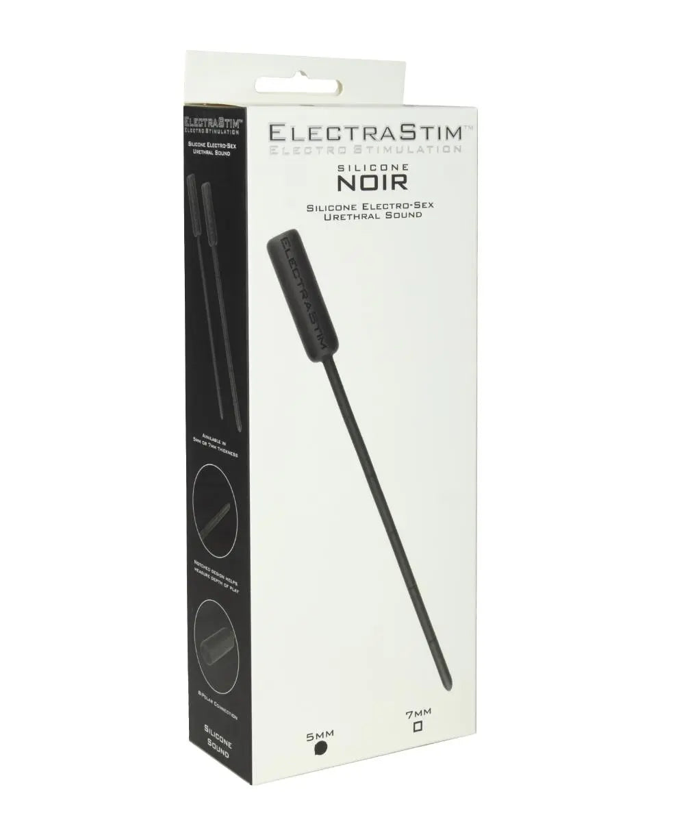 Silicone Noir Flexible Silicone Electro Sound 5mm - Joanne's E-Stim Emporium