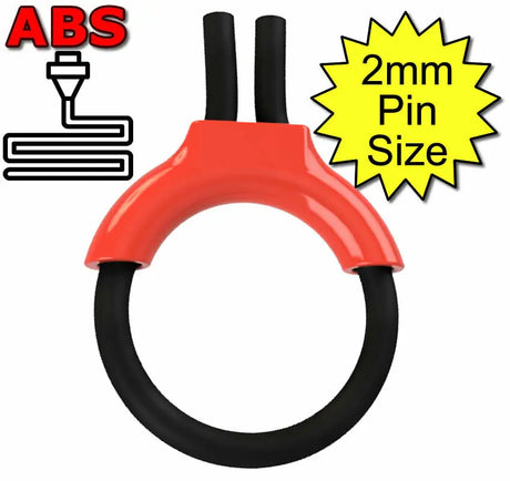Image showing the 6mm red monopole ABS cock loop insulator
