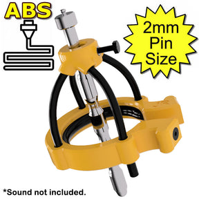 Sound Clamping Monopole Glans Electrode-Size 2 - 32mm/1.25" Inside Diameter-Upto 12mm/0.47" in diameter - Joanne's E-Stim Emporium