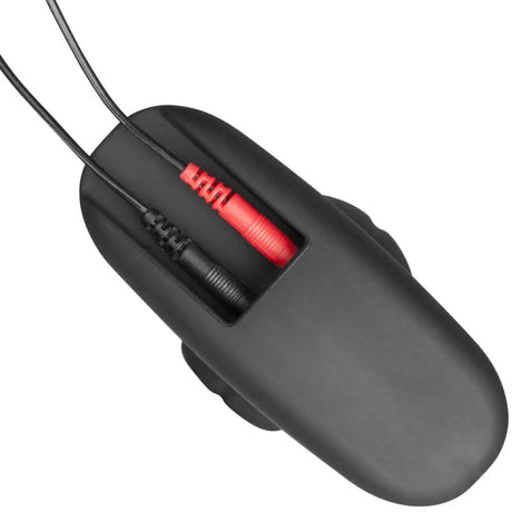 Image showing the small Silicone Noir Rocker Butt Plug electrodes