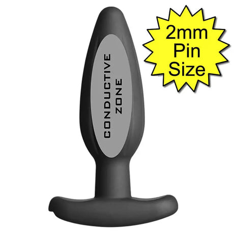Image showing the medium Silicone Noir Rocker Butt Plug electrode