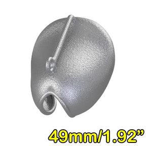 Image showing the 49mm stainless steel Helmet glans electrode