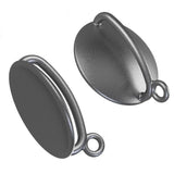 Ball Cup kit contents: two 32mm cup electrodes, two croc clip to 2mm cables, Velcro strap