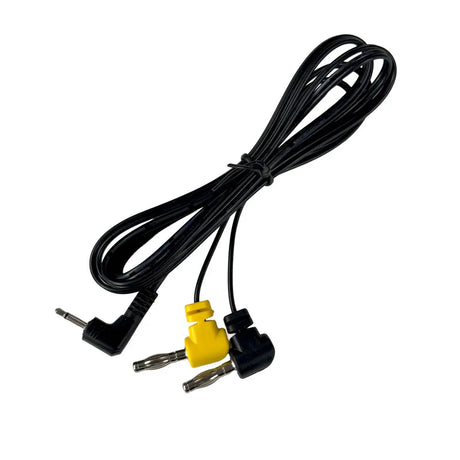 Coyote cable 2.5mm plug to right angled 4mm banana plugs