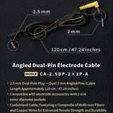 DG Lab Angled Pin Dual-Pin Electrode Cable DG Lab Cables & Adaptors