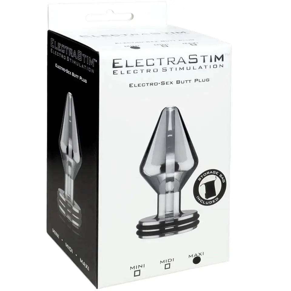 ElectraStim Mini Electro Beginner's Classic Butt Plug- Large Electrastim Electrodes