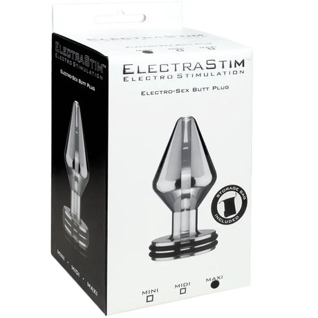 ElectraStim Mini Electro Beginner's Classic Butt Plug- Large Electrastim Electrodes
