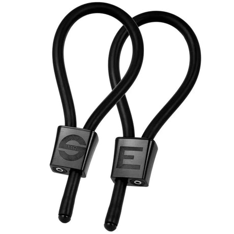 ElectraStim Prestige ElectraLoops Adjustable Cock Rings- Black (Mr S Collab) Electrastim Electrodes