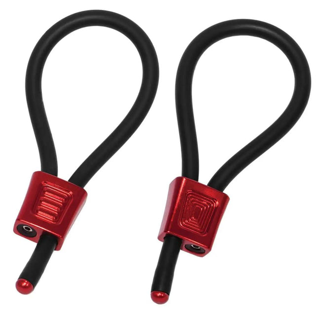 ElectraStim Prestige ElectraLoops Adjustable Cock Rings- Red Electrastim Electrodes