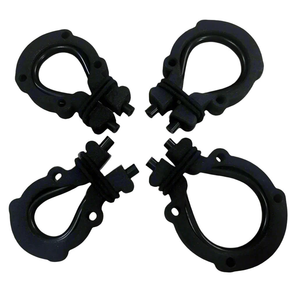 Flexible TPU 6mm Conductive Rubber Holder Electrode E-Stim Emporium DIY Electrode Parts