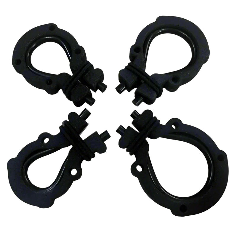 Flexible TPU 6mm Conductive Rubber Holder Electrode E-Stim Emporium DIY Electrode Parts