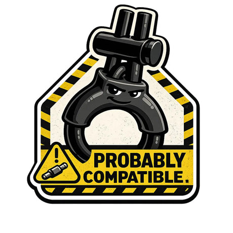Funny Sticker Warning Set (5 stickers) E-Stim Emporium Stickers