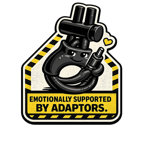 Funny Sticker Warning Set (5 stickers) E-Stim Emporium Stickers