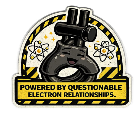 Funny Sticker Warning Set (5 stickers) E-Stim Emporium Stickers