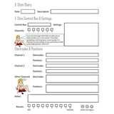 Joanne's E-Stim Session Diary Template - FREE Digital Download E-Stim Emporium Downloads