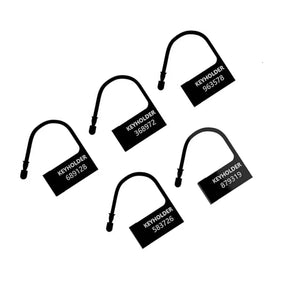 Man Cage Black Spare Locks x5 Shots Toys BDSM Kit