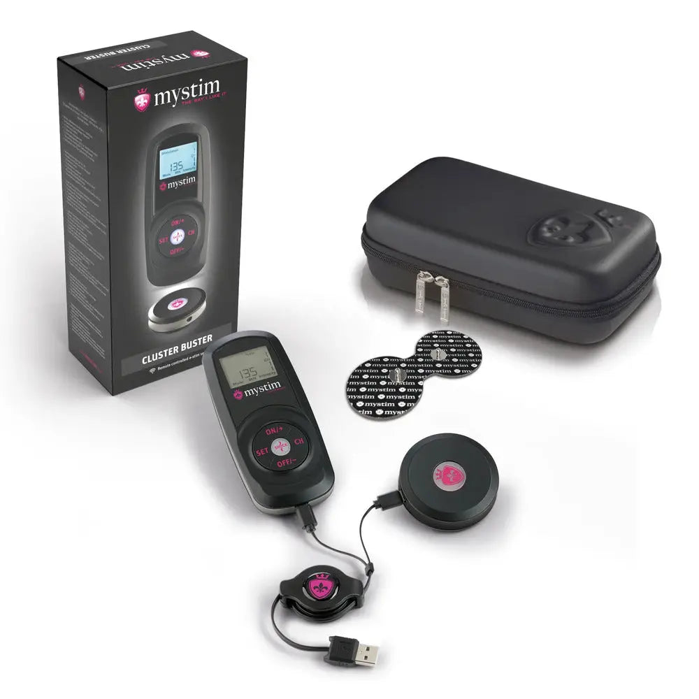 MyStim Cluster Buster E-Stim Unit Mystim Control Boxes