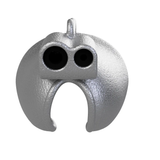 Pit Helmet Stainless Steel Electrode Joannes E-Stim Emporium Glans Electrode