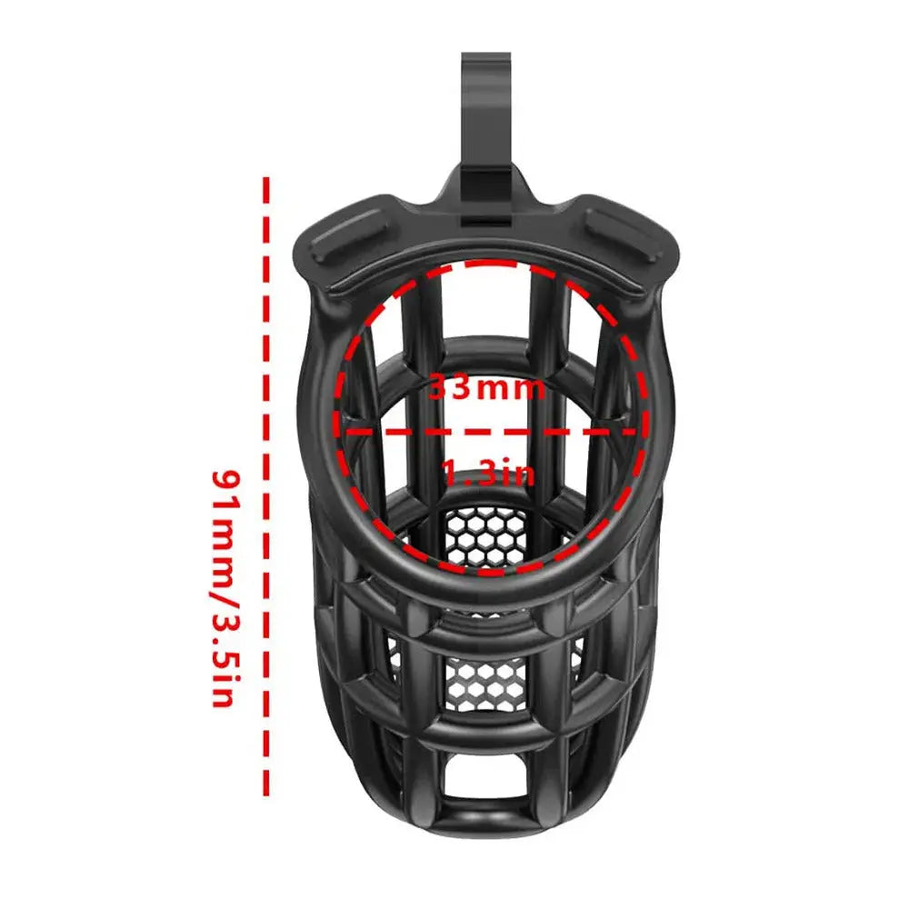 Rimba P-Cage PC06 Large Black Rimba BDSM Kit