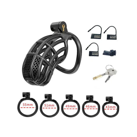 Rimba P-Cage PC06 Large Black Rimba BDSM Kit