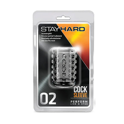 Stay Hard Clear Cock Sleeve Blush DIY Electrode Parts