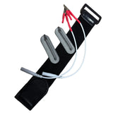 Two Straight Shooter electrodes, cables and velcro strap